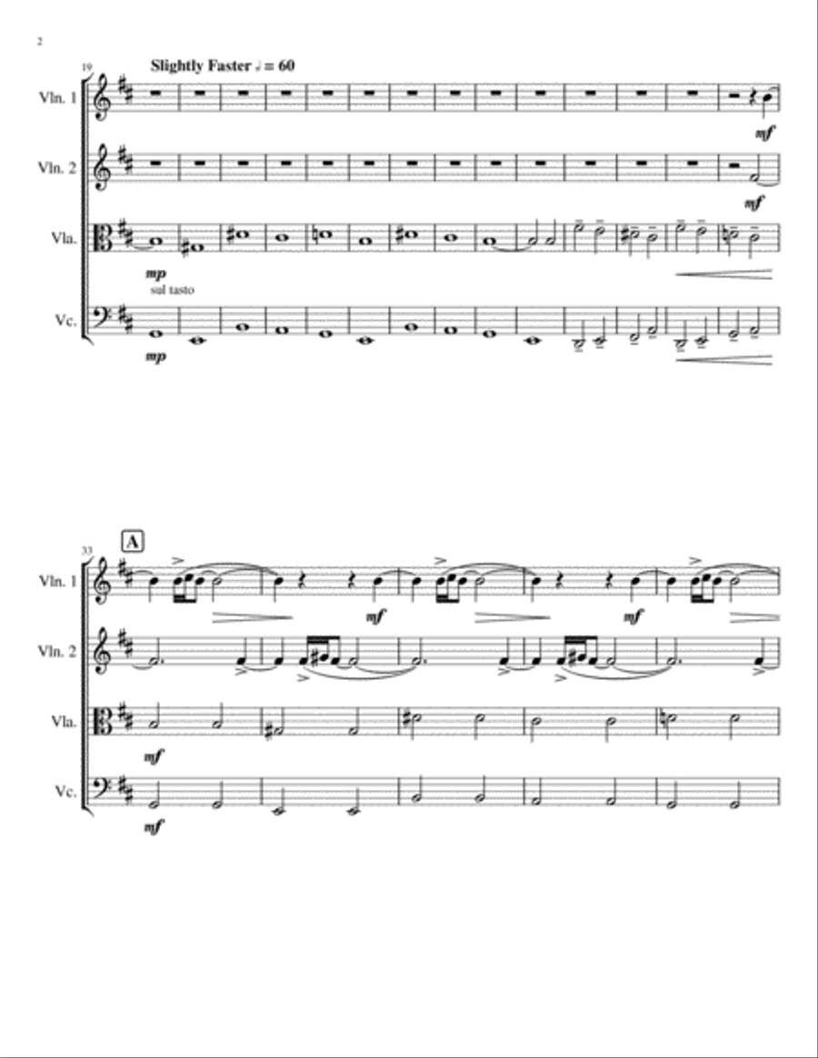 Reflections String Quartet scores gallery preview page 3