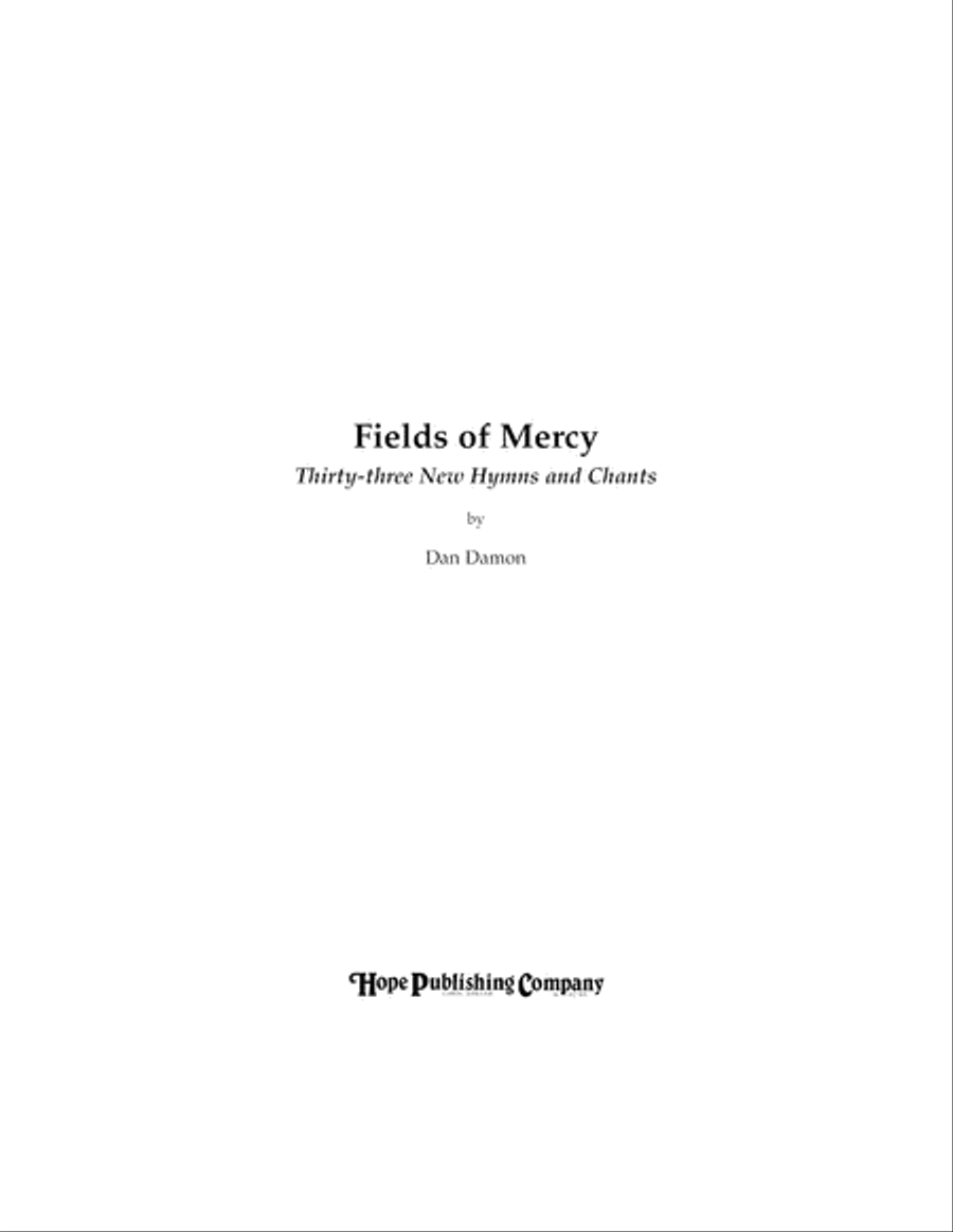 Fields of Mercy Collection / Songbook scores gallery preview page 5