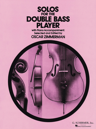 Book cover for Solos for the Double Bass Player