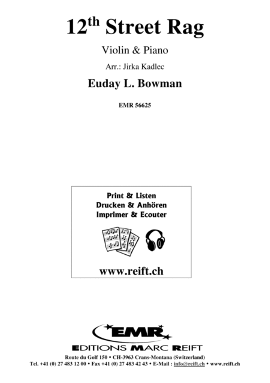 12th Street Rag Violin Solo scores gallery preview page 2