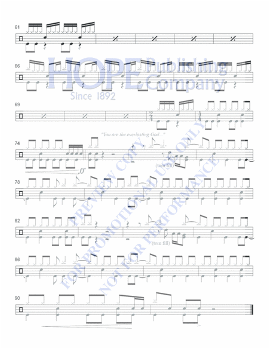 Everlasting God Choir scores gallery preview page 12