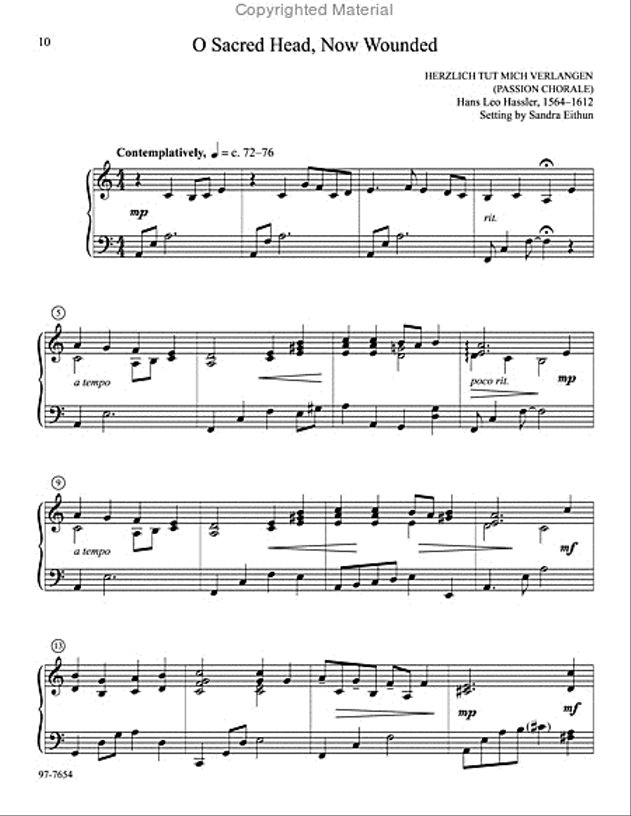 Go to Dark Gethsemane: Piano Music for Lent and Holy Week Piano Solo scores gallery preview page 4