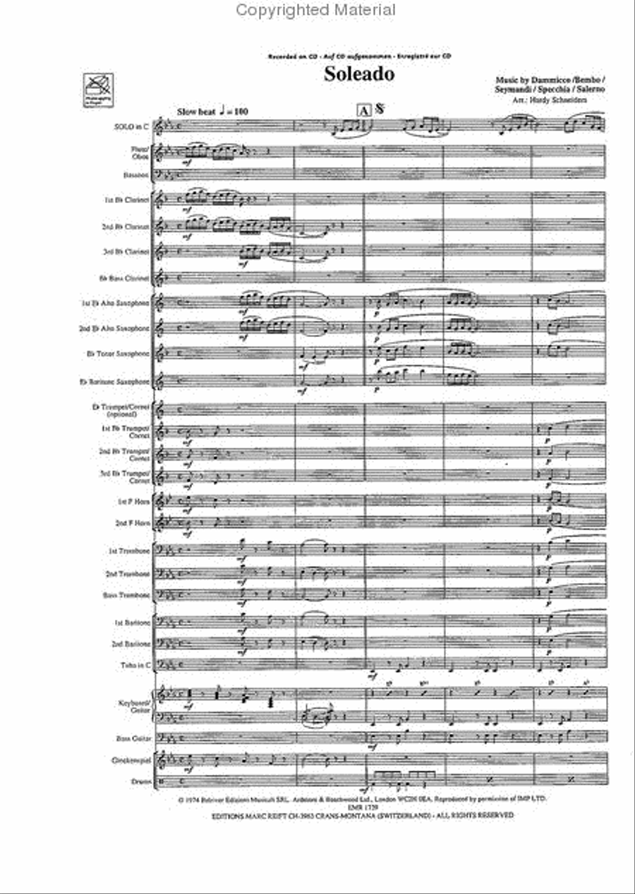Soleado Soleado Concert Band scores gallery preview page 3