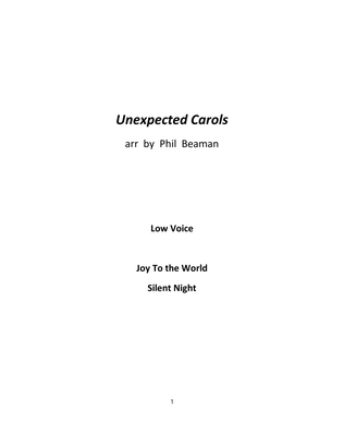 Unexpected Carols - low voice and piano