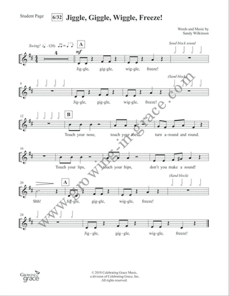 Fruit of the Spirit: Preschool - Fall Unison Choir scores gallery preview page 20