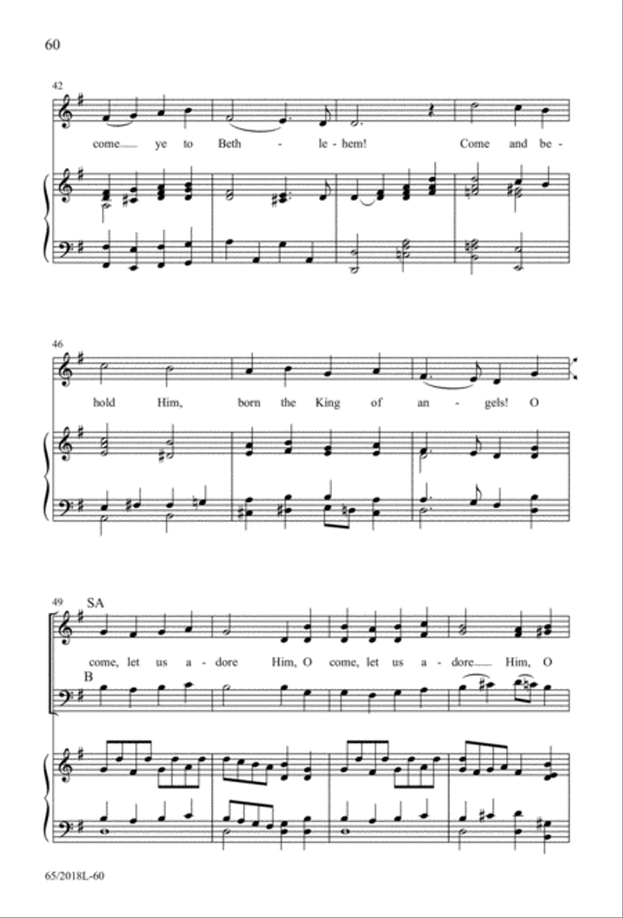 A Ceremony of Lessons and Carols 3-Part scores gallery preview page 61