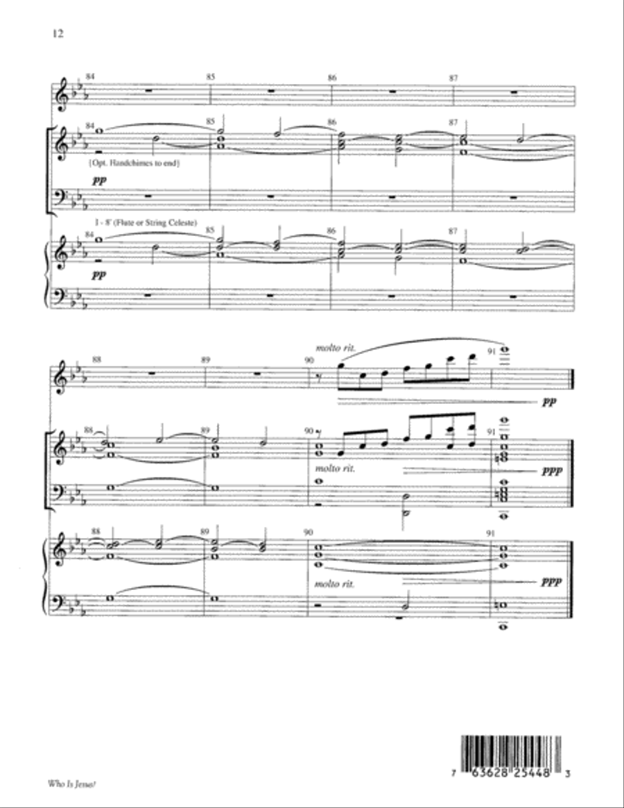 Who Is Jesus? Choir scores gallery preview page 12
