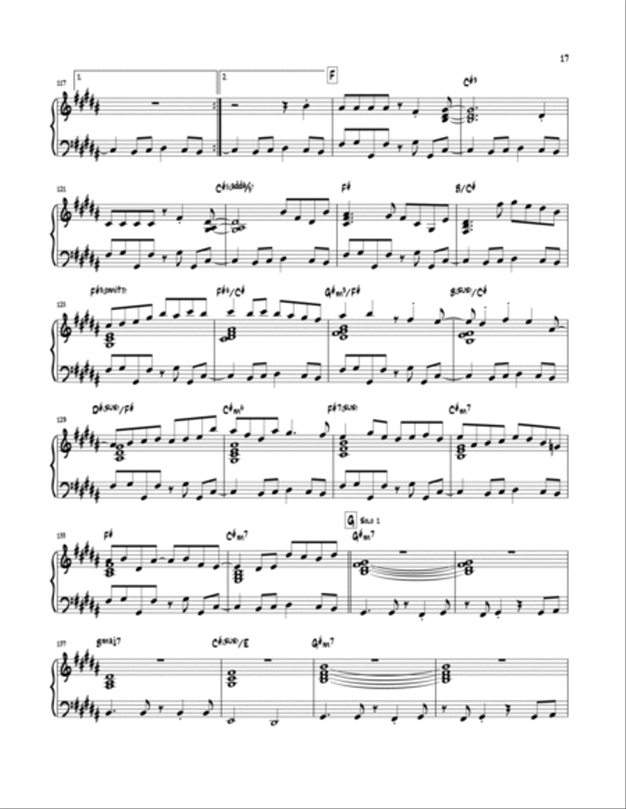 The Dancer Piano scores gallery preview page 5