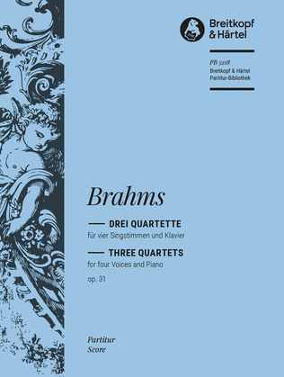 Book cover for 3 Quartets Op. 31