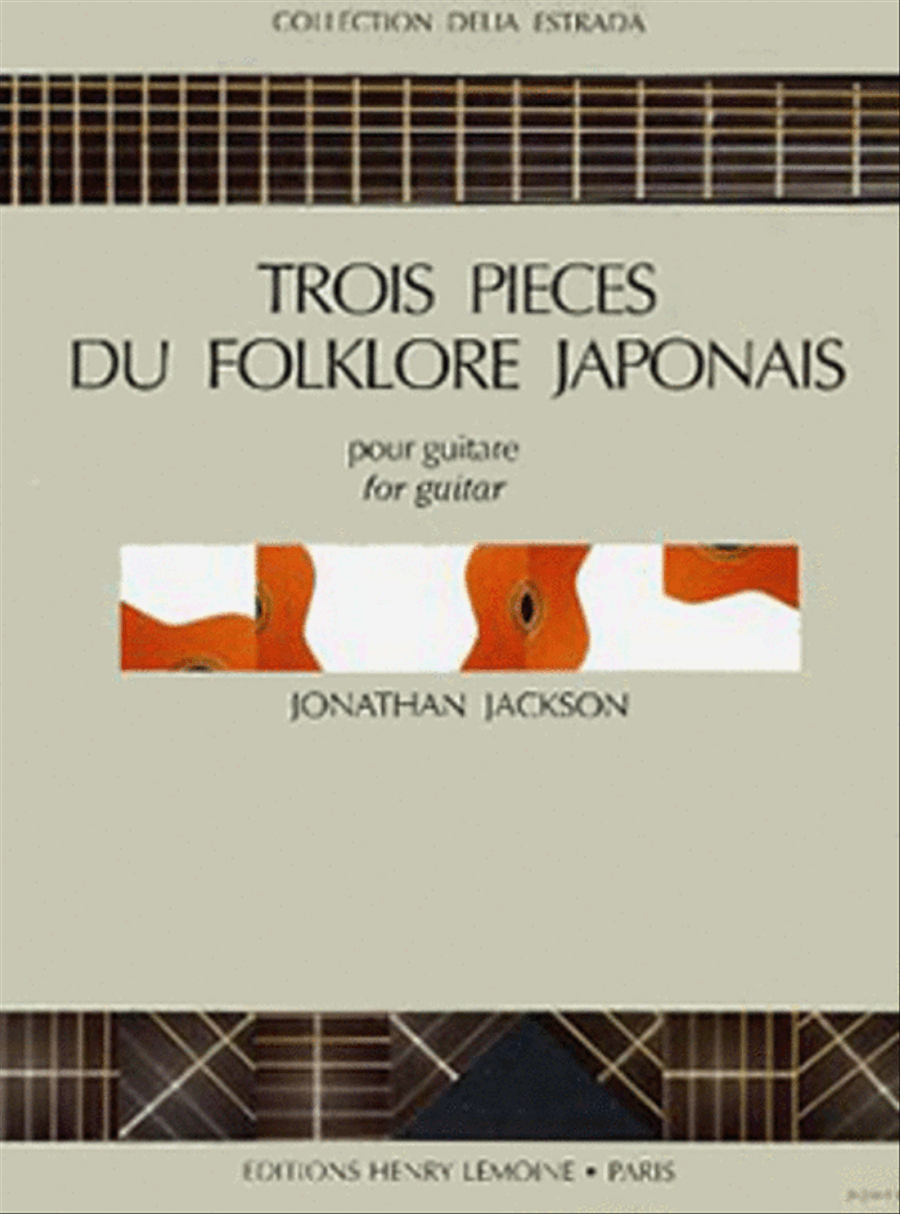 Pieces (3) Folklore Japonais Acoustic Guitar scores gallery preview page 1