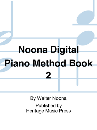 Book cover for Noona Digital Piano Method Book 2