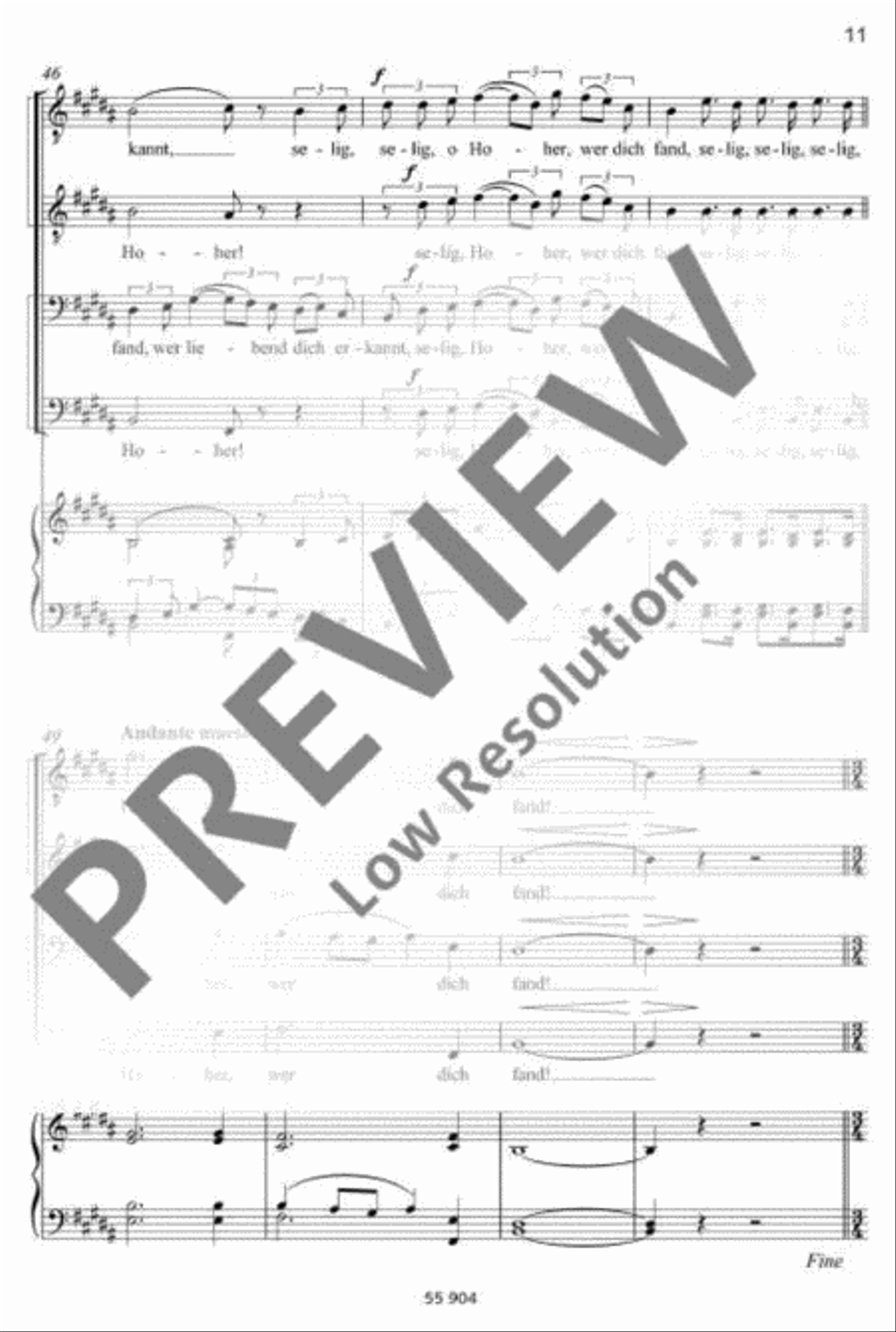 An Mozart TTBB scores gallery preview page 12
