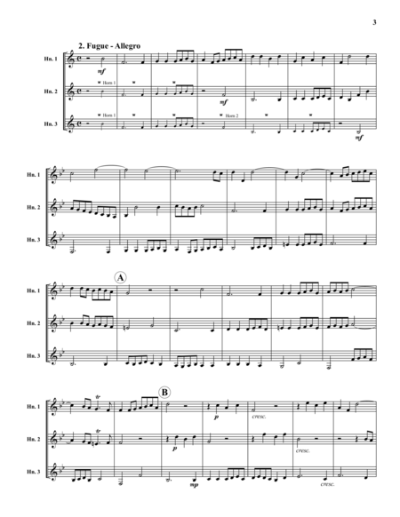 Sonata a tres, Opus 3