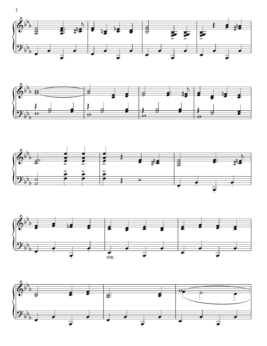 Shall We Dance? Shall We Dance? Piano Solo scores gallery preview page 2