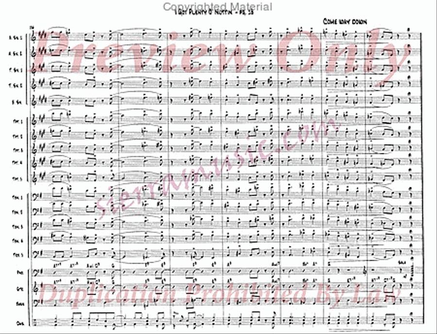 I Got Plenty O' Nuttin' Jazz Ensemble scores gallery preview page 19