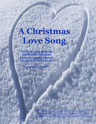 Book cover for A Christmas Love Song