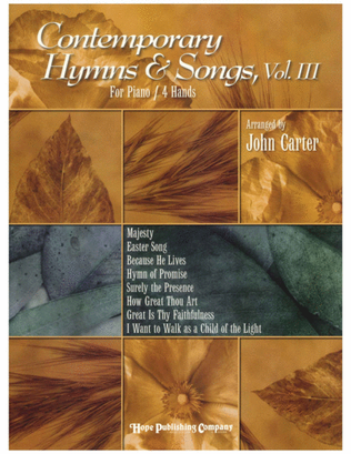 Book cover for Contemporary Hymns and Songs Vol III-Digital Download