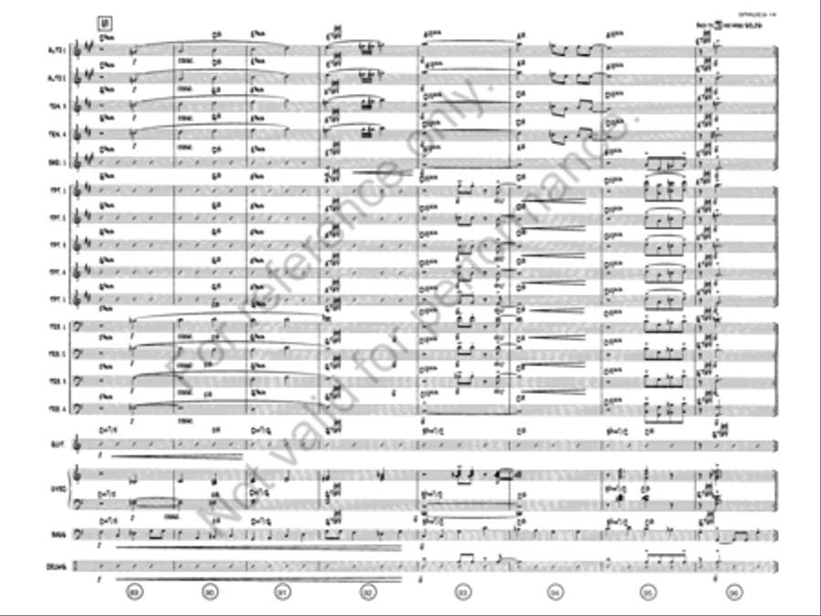 Shades On, Roof Down! Jazz Ensemble scores gallery preview page 13
