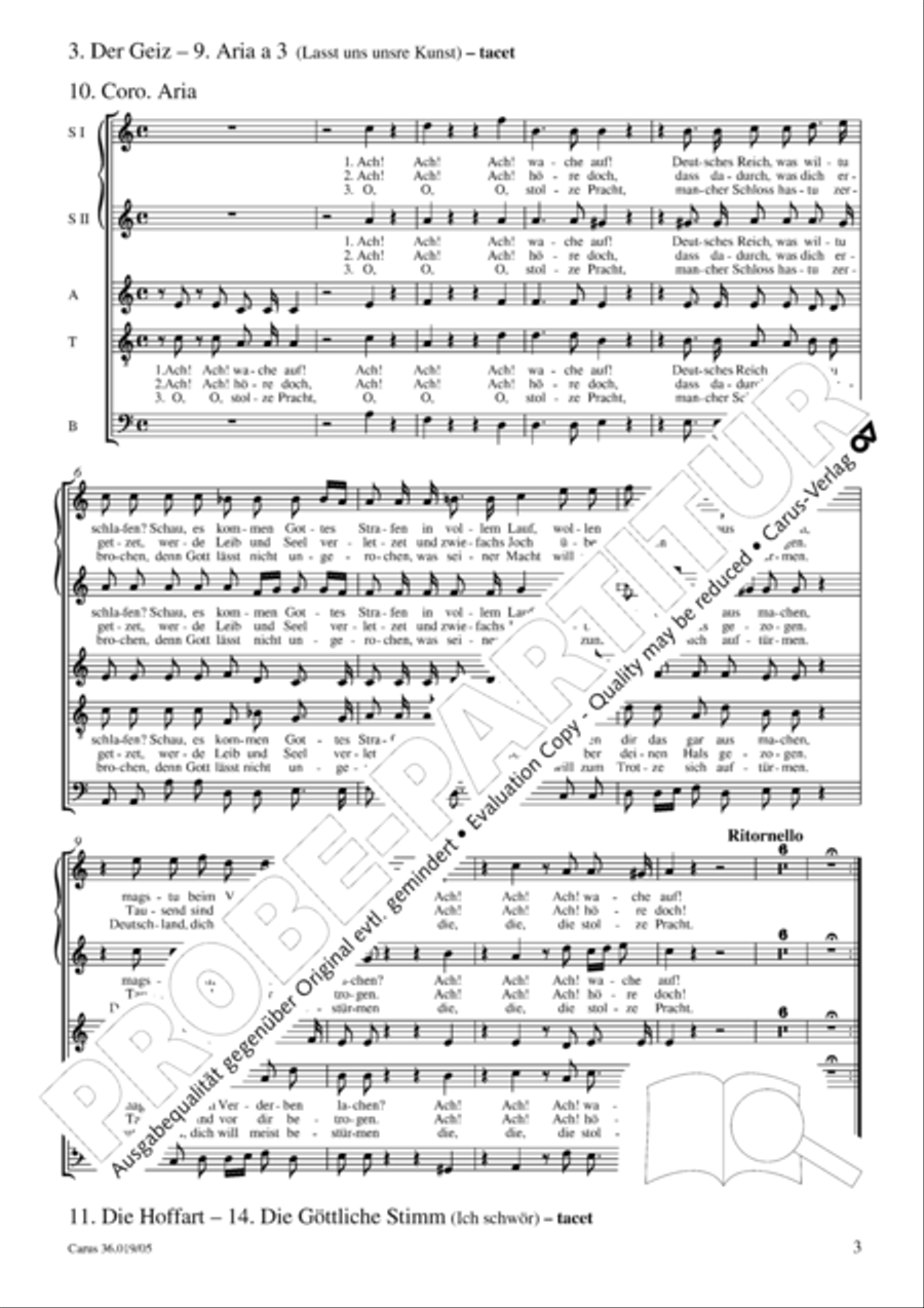 Last Judgment (Das jungste Gericht) SSATB scores gallery preview page 3