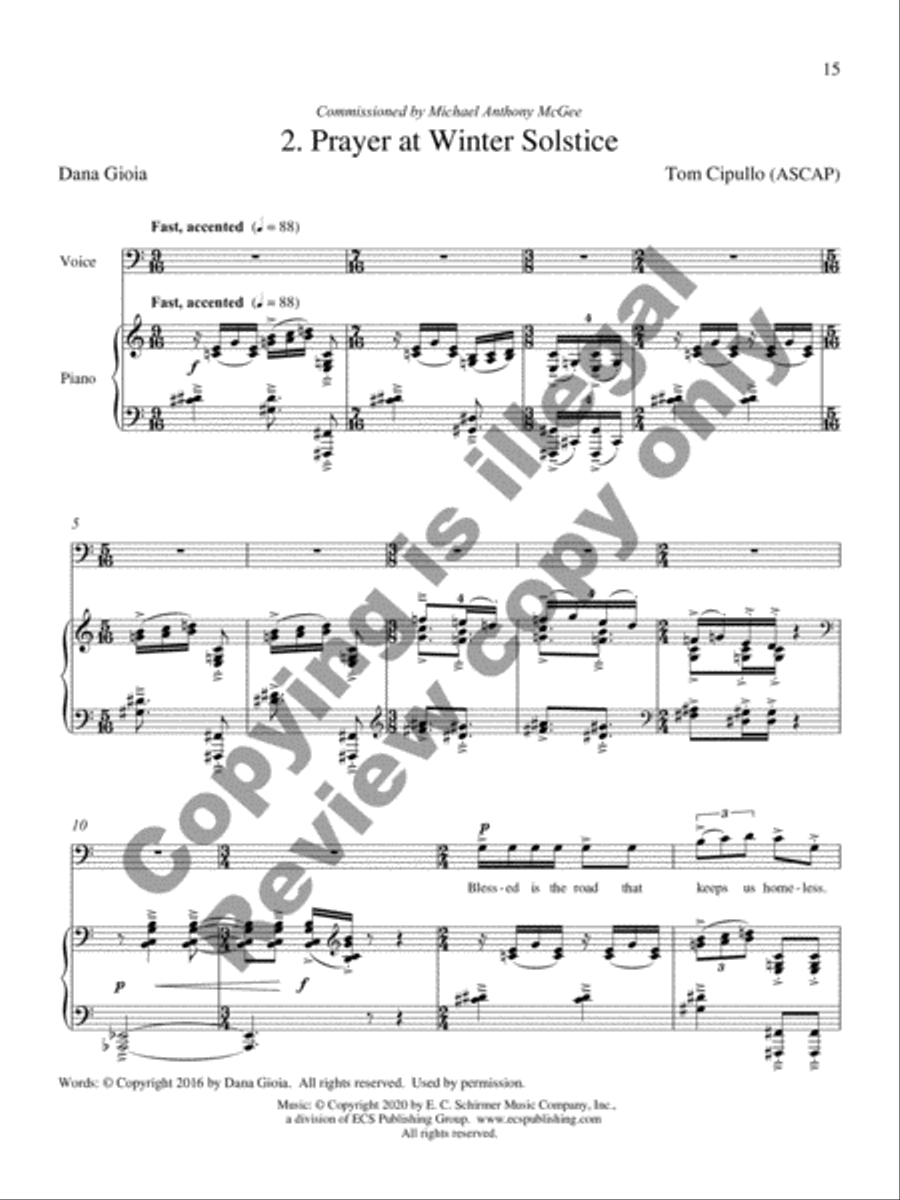 Songs for Baritone, Volume 2 Baritone Voice scores gallery preview page 10
