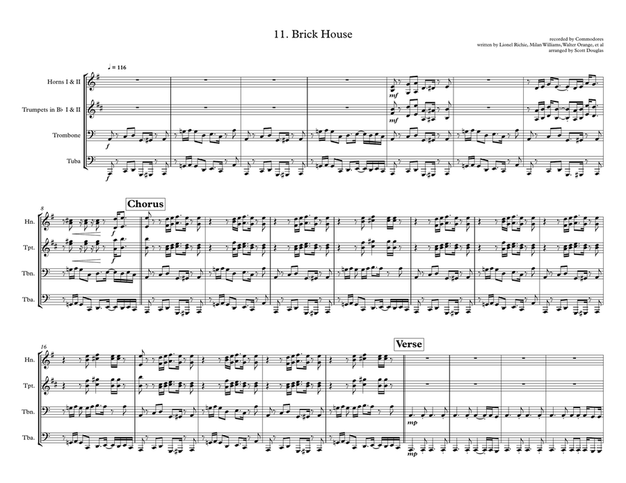 Brick House Brass Ensemble scores gallery preview page 2