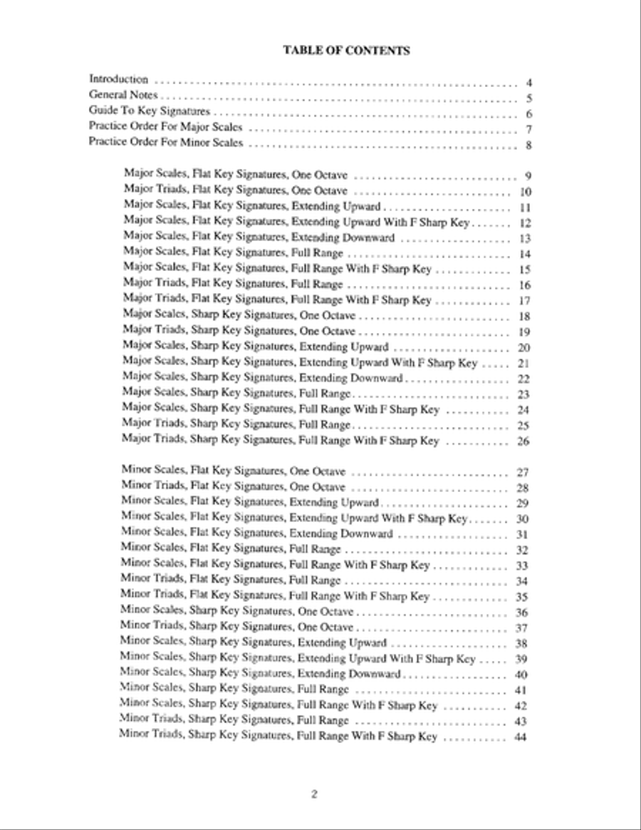 Sax Scales