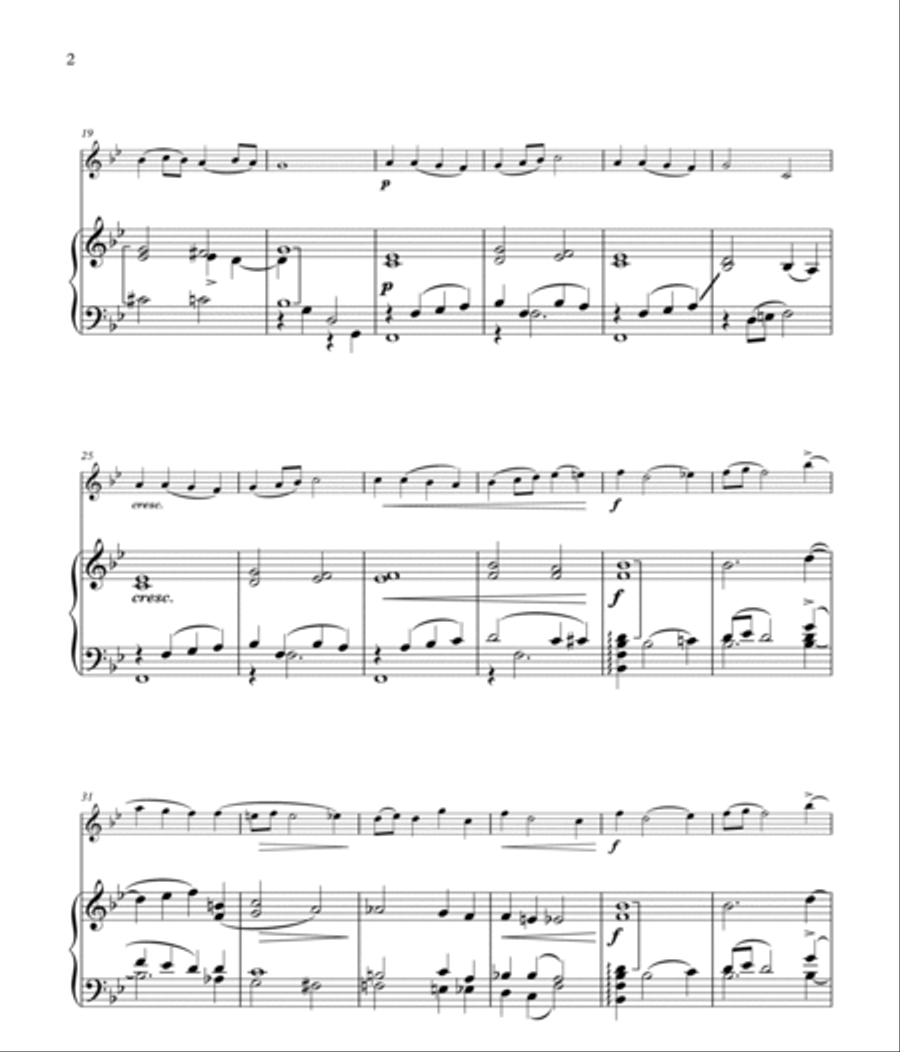Chanson Triste Violin Solo scores gallery preview page 3