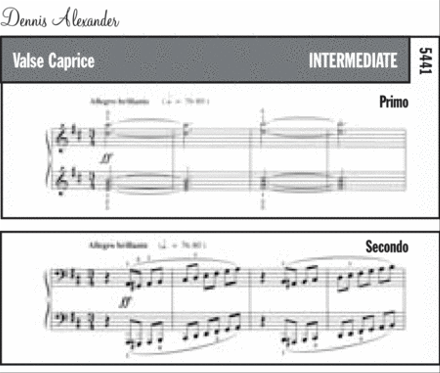 Valse Caprice Valse Caprice Small Ensemble scores gallery preview page 2