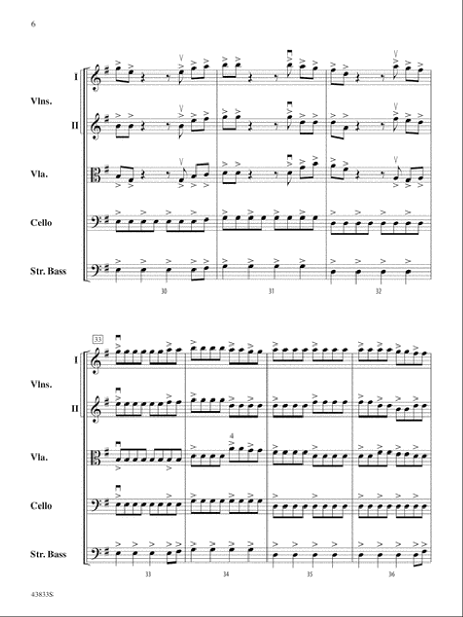 Pirate's Code: Score String Orchestra scores gallery preview page 6