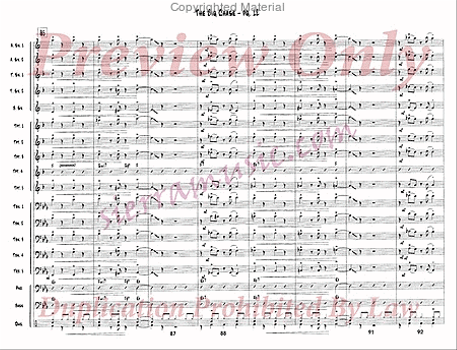 The Big Chase Jazz Ensemble scores gallery preview page 13