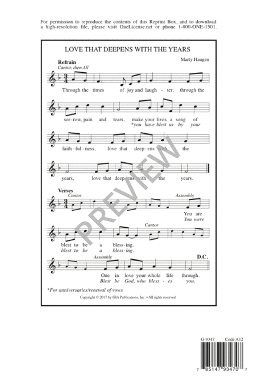 Love That Deepens with the Years - SAB edition 3-Part scores gallery preview page 13