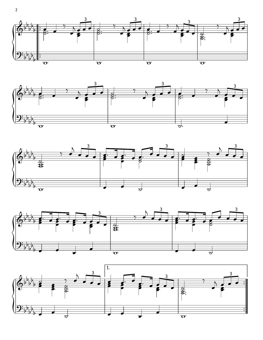 Chariots Of Fire Piano Solo scores gallery preview page 2