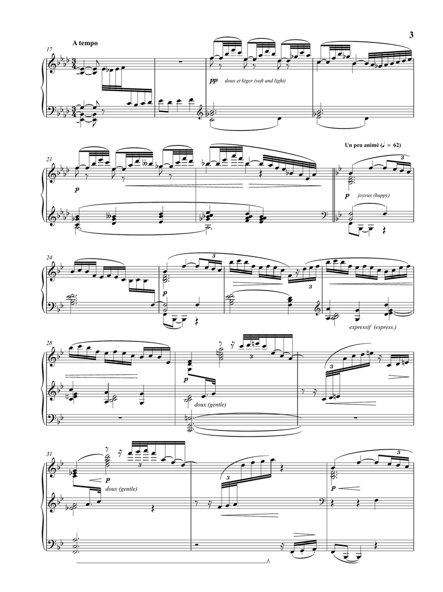 Bruyeres (from Préludes / Book 2, L. 123:5) - As played By Víkingur Ólafsson Piano Method scores gallery preview page 4