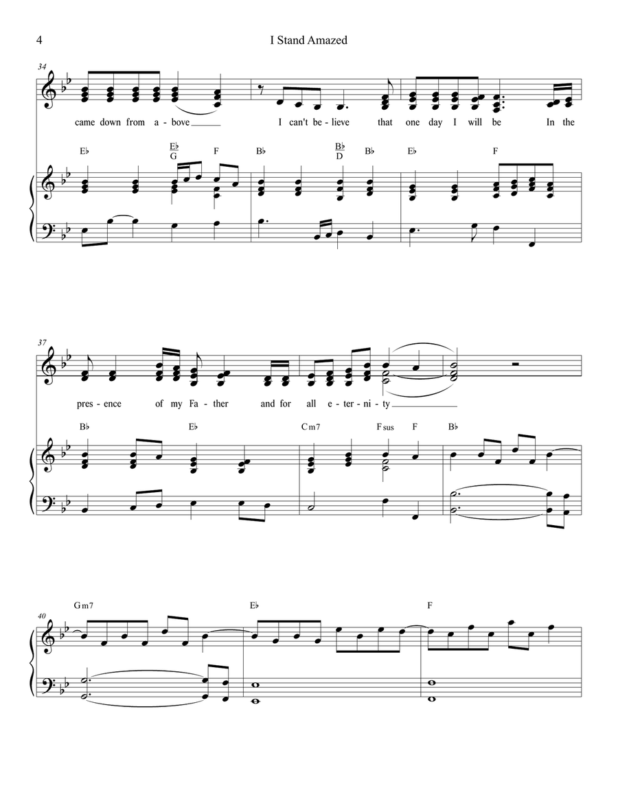 I Stand Amazed I Stand Amazed SSA scores gallery preview page 4