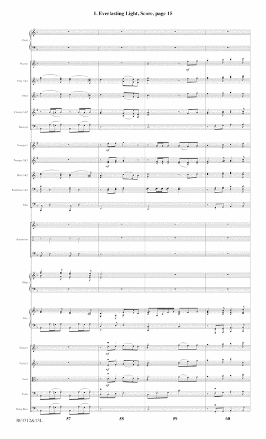 Everlasting Light - Full Score (Digital Download) Choir scores gallery preview page 17