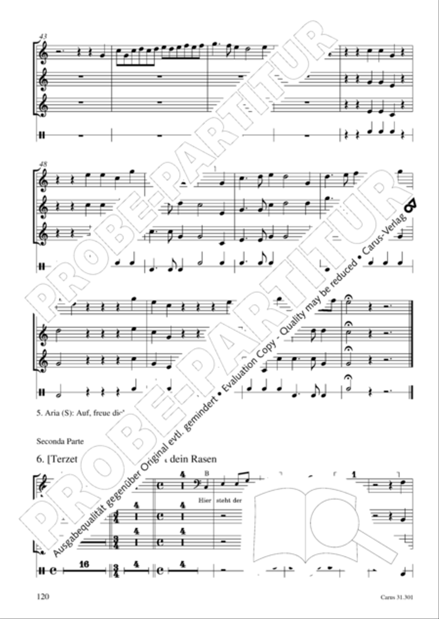 Bach for Brass 1: Cantatas I Voice scores gallery preview page 129