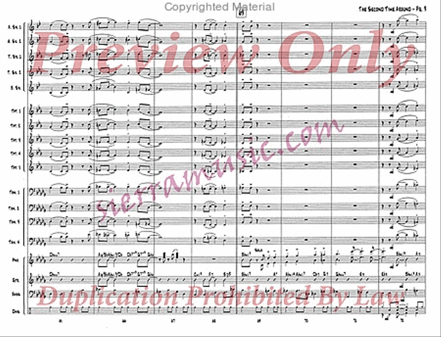 The Second Time Around (Pro) Jazz Ensemble scores gallery preview page 10