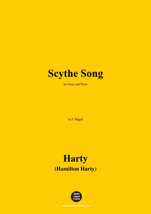 Book cover for Harty-Scythe Song,in F Major