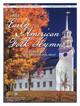 Book cover for 3 Early American Folk Hymns