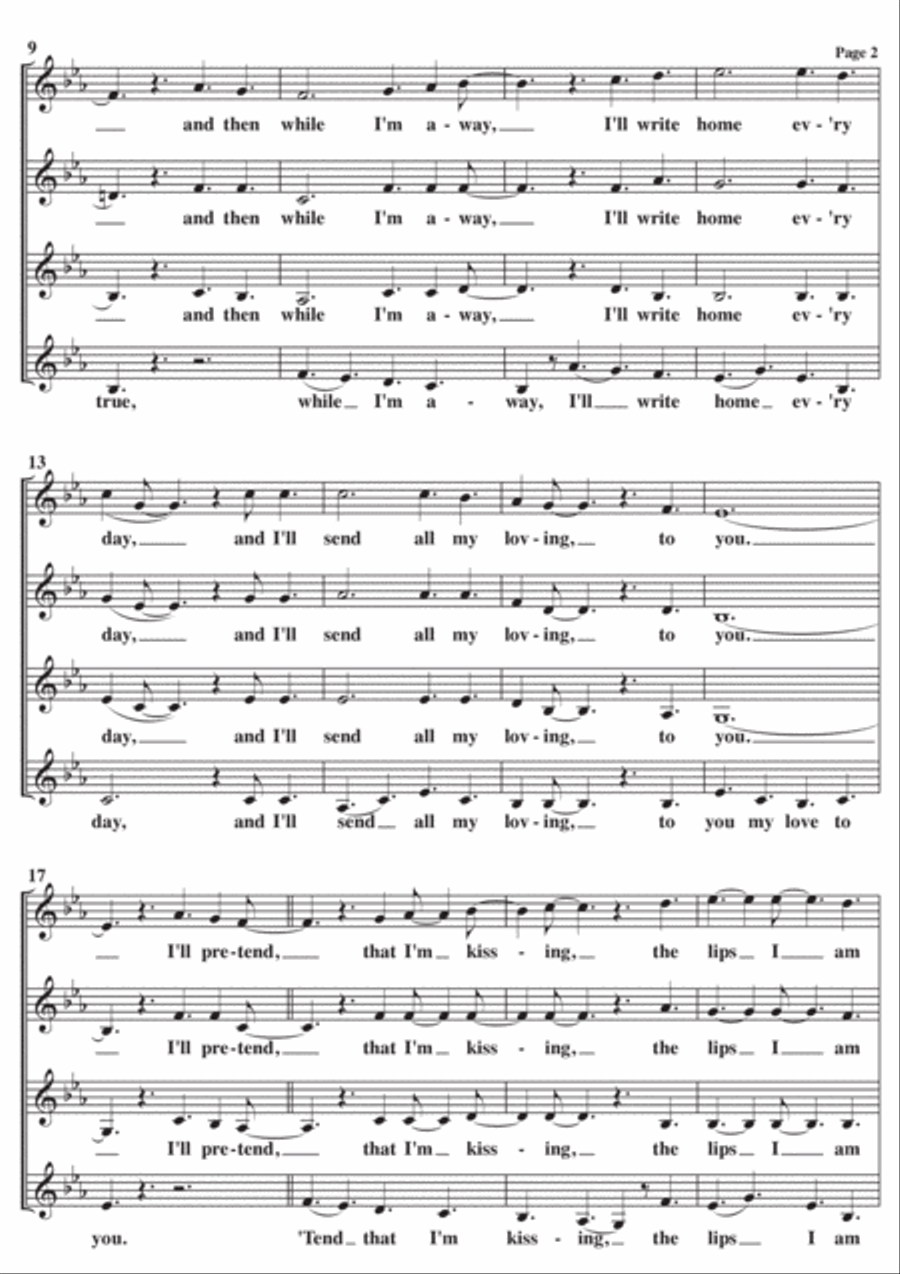 All My Loving SSAA scores gallery preview page 2