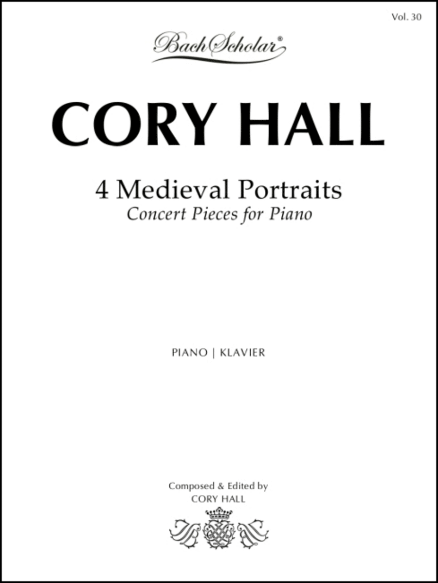 4 Medieval Portraits (Bach Scholar Edition Vol. 30)