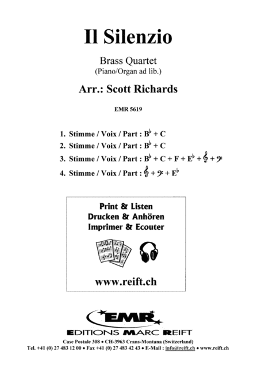 Il Silenzio Brass Ensemble scores gallery preview page 6