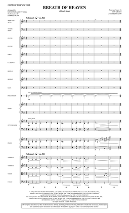 Book cover for Breath Of Heaven (from "All Is Well") - Score