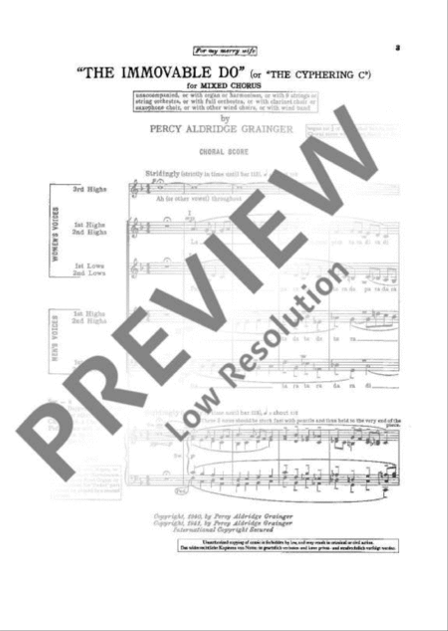 The Immovable Do A Cappella scores gallery preview page 4