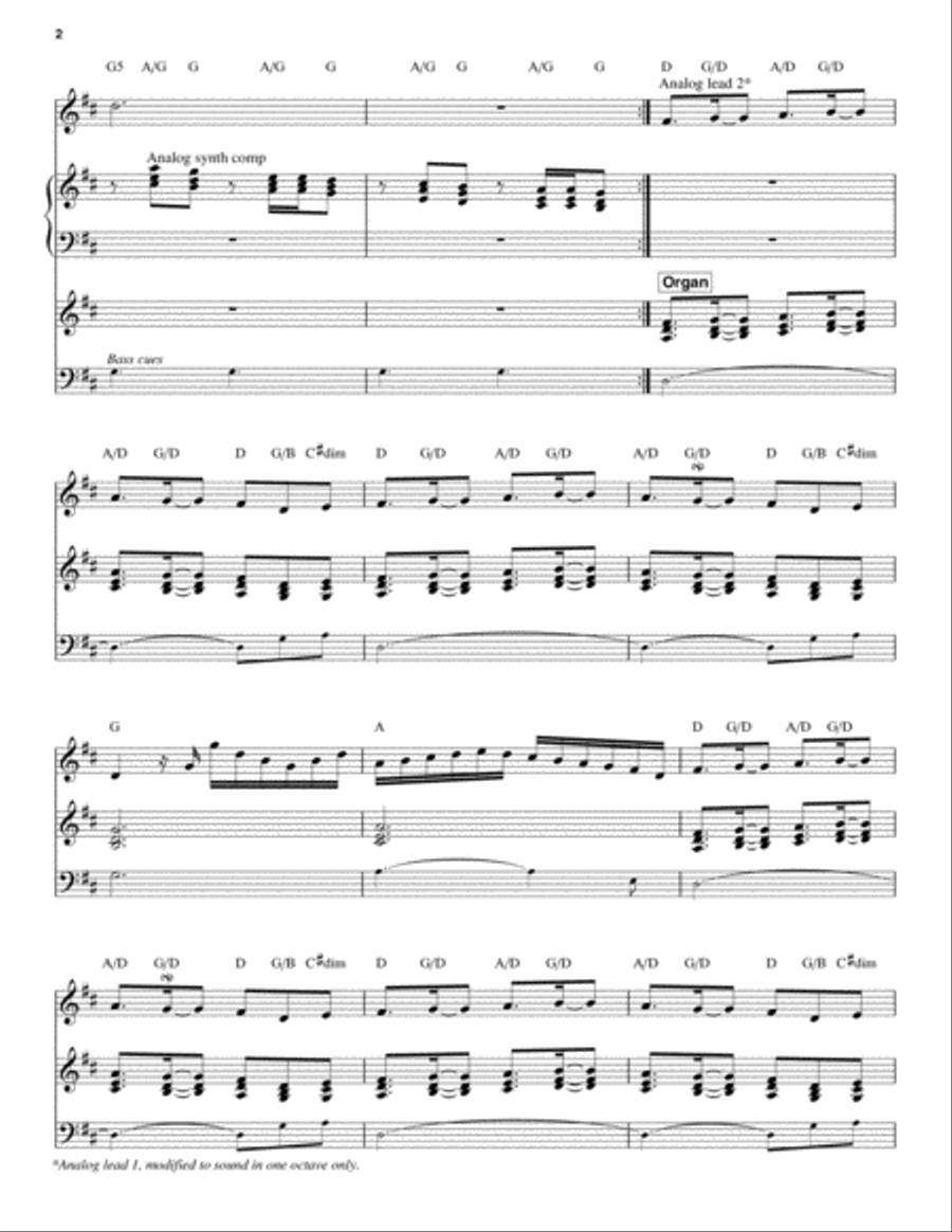 Fooling Yourself (The Angry Young Man) Piano scores gallery preview page 2