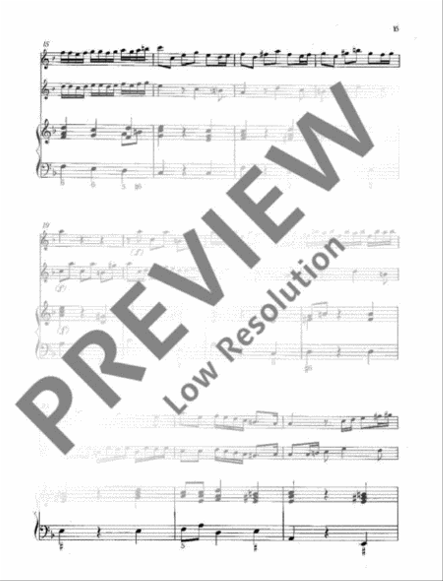 Triosonata F Major Cello scores gallery preview page 16