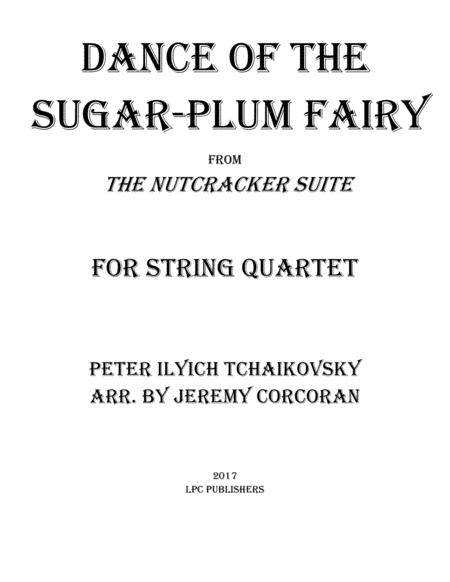 Dance of the Sugar-Plum Fairy for String Quartet image number null