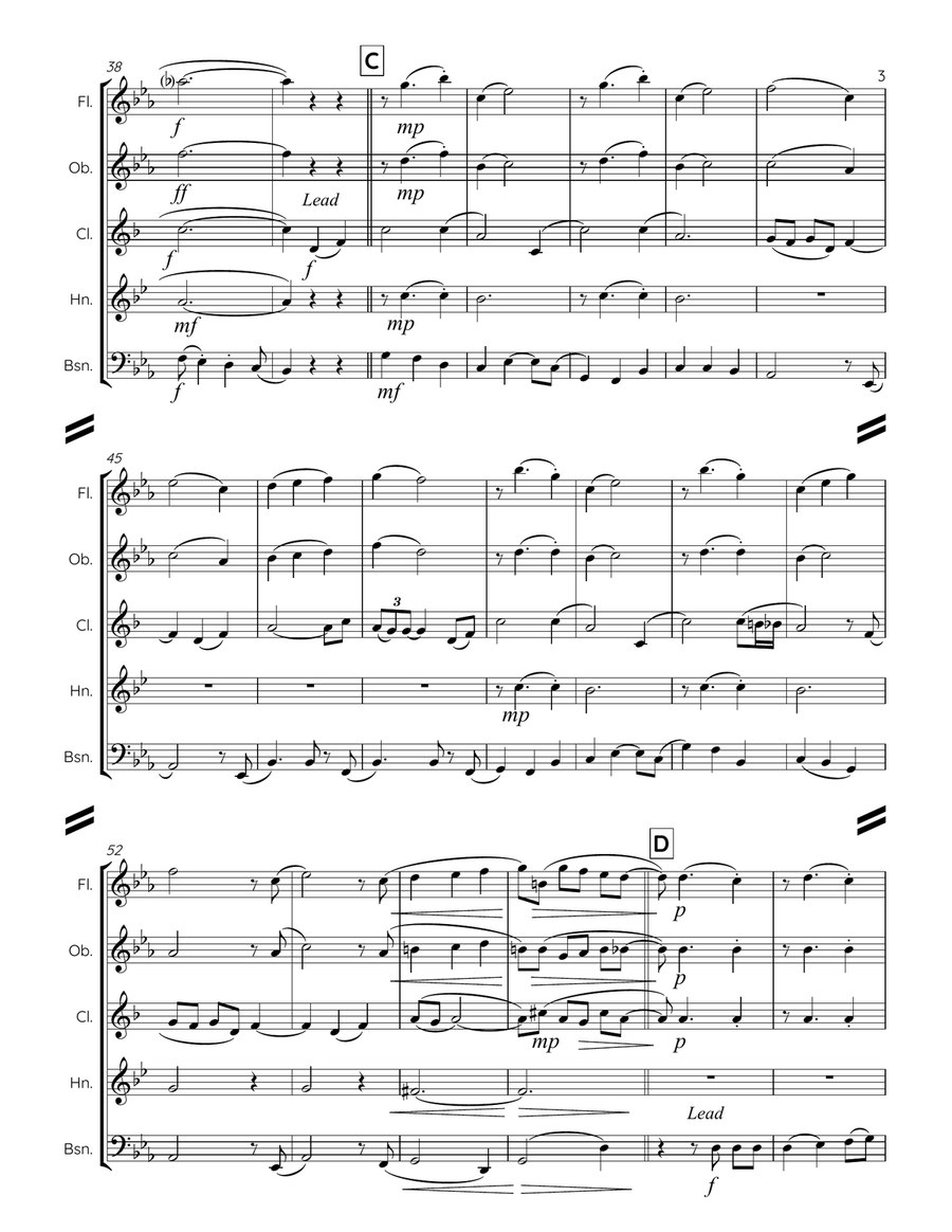 What The World Needs Now Is Love Woodwind Quintet scores gallery preview page 4