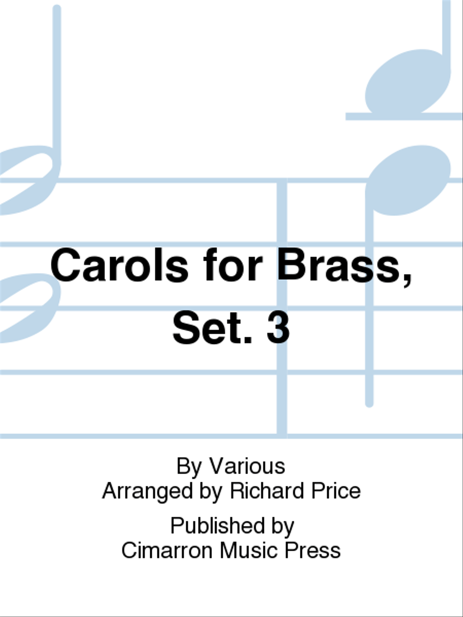 Carols for Brass, Set. 3 Brass Quintet scores gallery preview page 1
