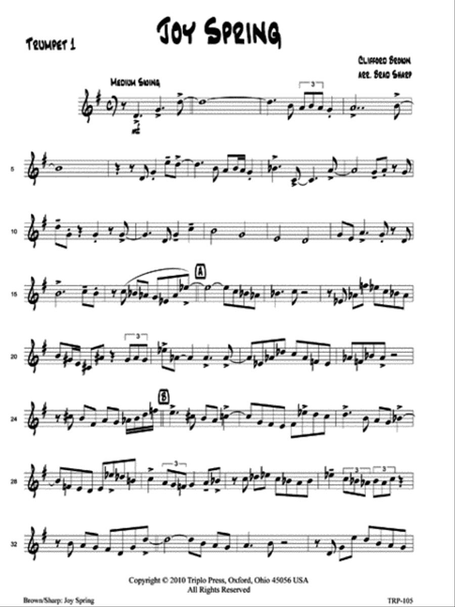 Joy Spring Small Ensemble scores gallery preview page 7